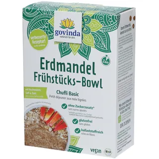 Govinda Erdmandel-Frühstücks-Bowl Chufli Basic bio