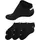 Sneakersocken 6 Paar Schwarz 43-46