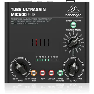 Behringer MIC500USB Tube Ultragain Mikrofon Vorverstärker