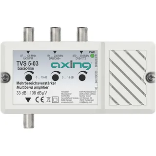 Axing TVS00503 Mehrbereichsverstärker 33 dB