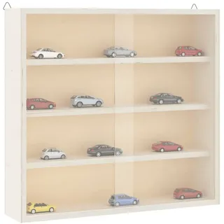 vidaXL Sammlervitrine aus Holz mit Türen 40x8,5x37 cm