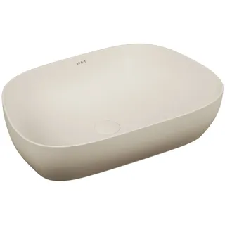 VitrA Outline Aufsatzschale TV 62 x 41 cm CERAFINE Sanitärkeramik Sandbeige Matt,5993B422-0016 5993B422-0016