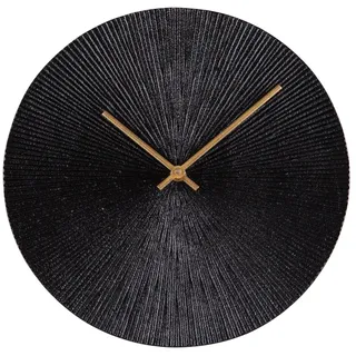 Tischuhr Soleil noir 25 cm en - Rond Métal Table Passion