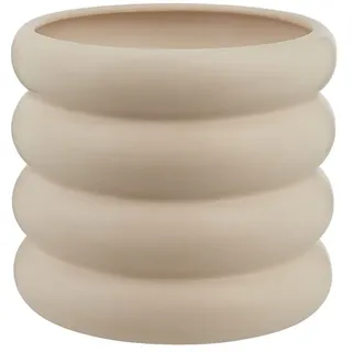 Butlers Blumenübertopf HOOP in Beige | Gr.: onesize