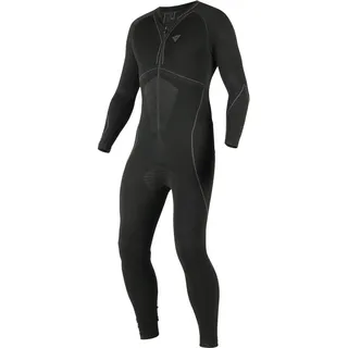 Dainese-D-CORE DRY Lederkombi, Schwarz/Anthrazit, Größe M