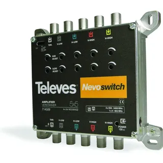 Televes Verstärker 5-fach Guß 30dB f. mS NEVO o.NT MS530VGQ