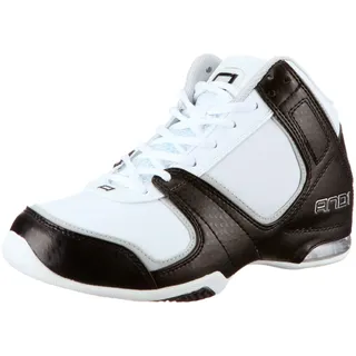 AND1 1001003007 Advance MID , Unisex - Erwachsene Sportschuhe - Basketball, Weiss (white/ black/ silver WBS), EU 45, (US 11.0) - 45 EU