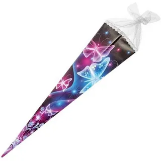Goldbuch Schultüte Zuckertüte Einschulung Schulanfang Schule: Größe: 85 cm 6eckig mit Glitzer