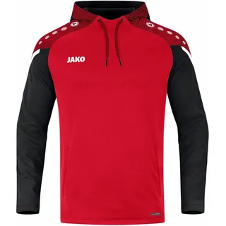 Jako Kapuzensweat Performance rot/schwarz 140