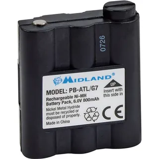 Midland ersetzt Original-Akku (Original) PB-ATL/G7 Funkgeräte-Akku 6V 700 mAh