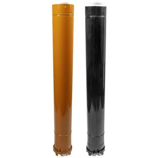 Skoberne Condens Blue Überdachungsverlängerung, Ø 110/125, verschiedene Längen (Ausführung: 0.5m. Schwarz)