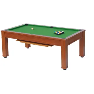 John West Billardtisch Esstisch Comedor 6ft inkl. Zubehör + Abdeckplatte