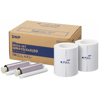 DNP Mediakit für QW410 10 x 15 cm 300 Standard Fotos 300 g/m2 150 Blatt