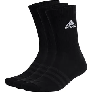 adidas Cushioned Crew Socken 3er Pack Black / White 43-45