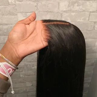 Glueless Wigs Human Hair Pre Plucked 18 Inch Straight Lace Front Wigs Human Hair For Black Women 180% Density Hd Lace Frontal 4x4 HD Lace Wear And Go Glueless Wig For Beginner.