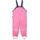Unisex Kinder Matschhose Regenlatzhose Textilfutter Wind Und Wasserdichte Regenhose Regenbekleidung Rosa 128 EU