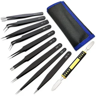 luxuskollektion Pinzetten Set 10Stk Weiß