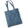 Baumwoll-Tragetasche mit langen Henkeln airforce blue 38 x 42 cm