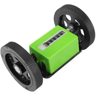 Meterzähler - 1 Stück Rollenzähler 6-stellig 0-9999.9 Mechanischer Längenzähler Meterzähler Rollrad zum Zählen der Länge von Textilien, Drucken, Kunstleder