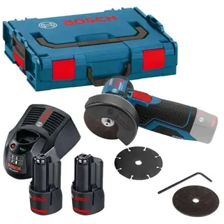 Bosch GWS 12V-76 Professional inkl. 2 x 3,0 Ah + L-Boxx 06019F200B