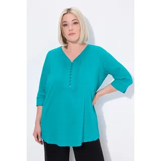 Ulla Popken Tunika in tiefes aqua | Gr.: 46-48