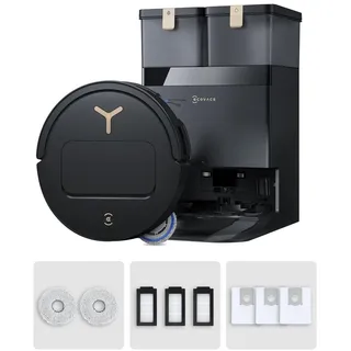 Ecovacs DEEBOT T50 PRO Omni Gen3 Schwarz + 2 Wischpads + 3 Filter + 3 Staubbeutel
