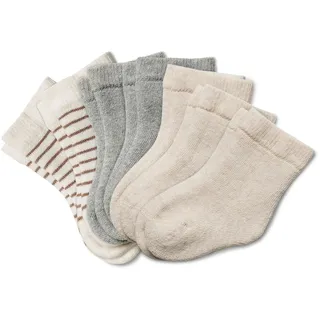 Tchibo - 7 Paar Baby-Frottier-Socken - Herren - Gr. 16-18 - hellbraun