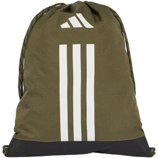 adidas Unisex TRAINING GYMSACK, Olive Strata/White, One Size