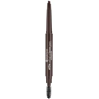 Essence WOW What a Brow Augenbrauenstift mit Bürste Farbton 04 Black-Brown 0,2 g