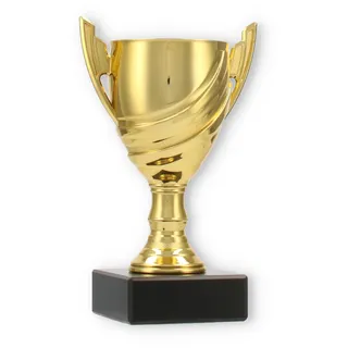 Pokal Sven goldfarben in Größe 13,0cm - Helm Trophy