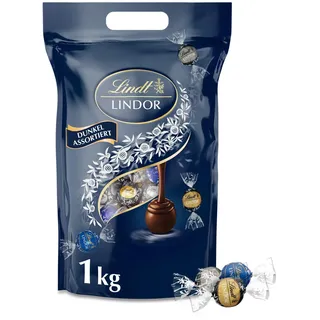 Lindt LINDOR Schokoladen Kugeln Dunkle Mischung | 1kg