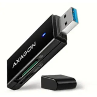AXAGON CRE-S2N - MMC - MMC Mobile - MMCmicro - MicroSD (TransFlash) - MicroSDHC - MicroSDXC - MiniSD - RS-MMC - SD - SD