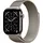 GPS + Cellular 46mm Natural Titanium Natural Milanese Loop S/M