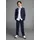 Anzug 2tlg Jersey Anzug für Jungen Set 2-tlg Sakko Hose Für jeden Anlass passend Eleganter Jersey Anzug für TEENS blau 128