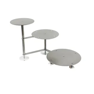 Tortenständer Rund Tortenetagere Aluminium Treppe Ø 20 26 32 cm Etagere Hochzeit 3 Etagen