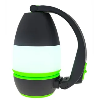 Ondis24 LED Multifunktionslampe 3 in 1 Outdoor Camping Laterne Handscheinwerfer Tischleuchte 120+80 Lumen batteriebetrieben grün schwarz