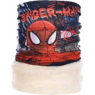 Marvel Avengers Spiderman Schlauchschal mit Coral Fleece Spidy Creme - Einheitsgröße