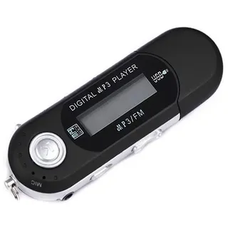 MP3 Player, USB 2.0 Flash Stick, LCD MP3 Musik Player mit FM Radio