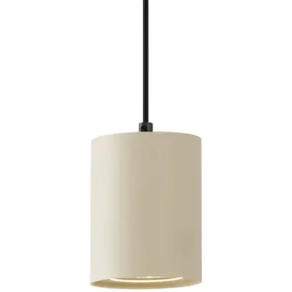 QAZQA Moderne Pendelleuchte Beige mit Schwarz für Schienensystem