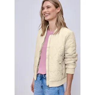 STREET ONE Kurzjacke mit Rundhalsausschnitt beige 44 EU