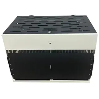 ewent Ladeschrank mit 20 Steckplätzen, Ladeschrank für Tablets und Laptops bis zu 15,6 Zoll, Schlüsselsafe aus Stahl, verschließbares Netzfach, Ladestation mit Wechselstromversorgung