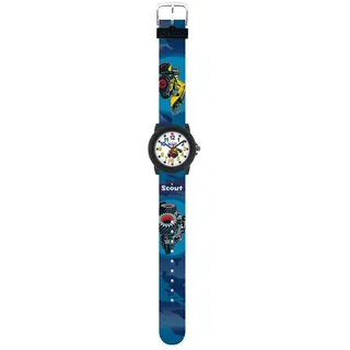 Scout Jungen Armbanduhr Landmaschinen 0 mm Kunststoff Blau/Schwarz