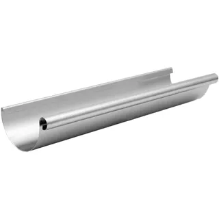 Sarei Dachrinne halbrund 100 mm 200 cm Aluminium silberfarben