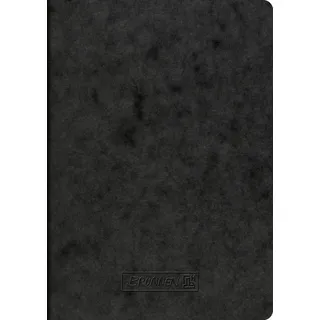 Brunnen Notizheft A5 40 Blatt dotted schwarz