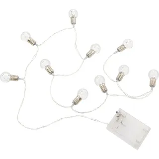BUTLERS LED-Lichterkette Mini Bulbs 1 m Transparent