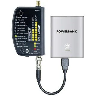 Schwaiger Sat Finder HD + Powerbank SAT Finder