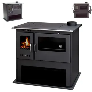 Apex Digital Holzherd 10.5kW Küchenofen mit Herdplatte Backfach Heizofen Holzofen 56309