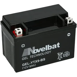 Novelbat 12V 9Ah GEL YTX9-BS Motorradbatterie