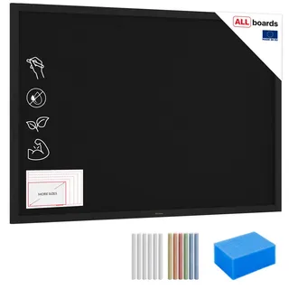 ALLboards Kreidetafel 150 x 100 cm Schwarz