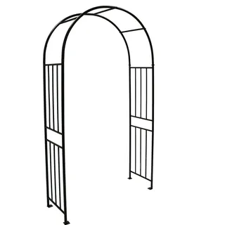 DEGAMO Rosenbogen Versailles 220 x 120 cm Schwarz